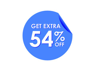 Get Extra 54% percent off Sale Round sticker