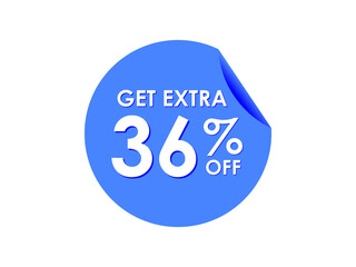 Get Extra 36% percent off Sale Round sticker
