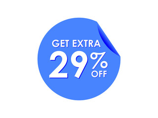 Get Extra 29% percent off Sale Round sticker