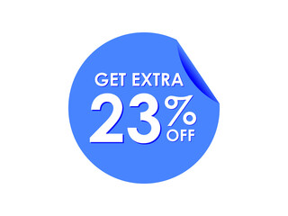 Get Extra 23% percent off Sale Round sticker