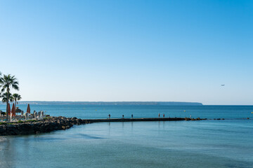 General view of Can Pere Antoni beach. Mallorca island, Spain © Nemesio