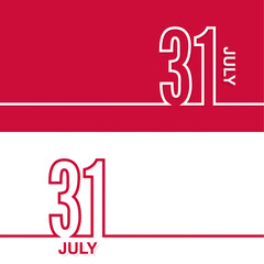 Set of vector template banners