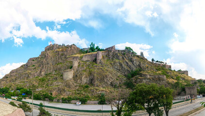 Rock and Castle of Ankara, Turkey