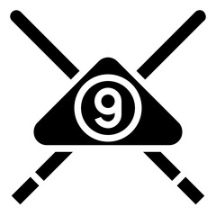 Sport And Activity_BILLIARD glyph icon,linear,outline,graphic,illustration