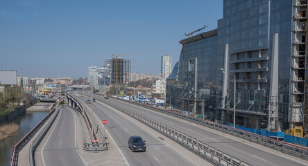   View of the avenue Sievers and Railway Square on April 05; 2016 in Rostov-on-Don