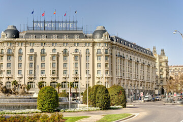 Madrid, Paseo de la Castellana, HDR Image