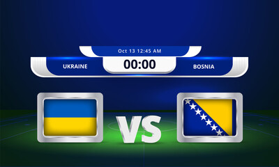 Fifa world cup Qualifier Bosnia vs Ukraine 2022 Football Match
