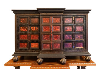 Wooden Cabinet furniture of Spanish origin named Bargueño, manufactured between the 16th and 18th centuries,
