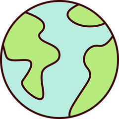 Obraz premium earth icon