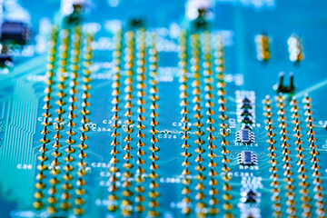 コンピューターの複雑な電子回路