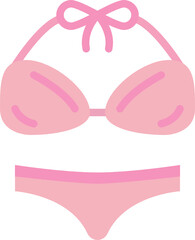Obraz na płótnie Canvas bikini flat icon