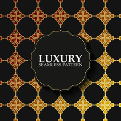 luxury dark seamless pattern background