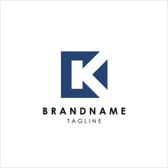 vector logo letter C and K template.