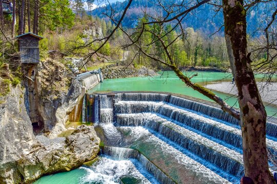 Lechfall in F&uuml;ssen im Allg&auml;u