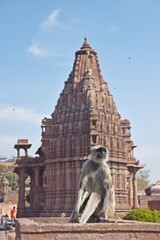 Obraz premium group of Temple in the Mandore garden,Jodhpur,rajasthan,india,asia