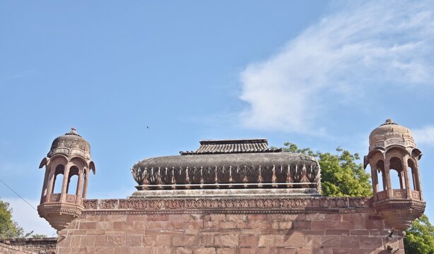group of Temple in the Mandore garden,Jodhpur,rajasthan,india,asia