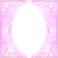 stylish wedding invitation card with vintage ornament frame