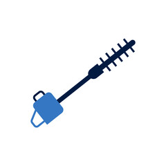 Long pole saw icon in color icon, isolated on white background 