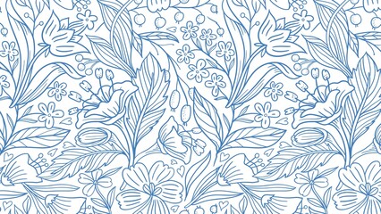 seamless floral background