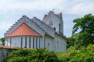 the old church at Bosjokloster nunnery in southern Sweden
