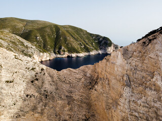 Fototapeta na wymiar Beautiful landscape view of Greek islands