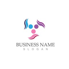 Obraz premium Community, network and social icon