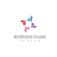 Obraz premium Community, network and social icon