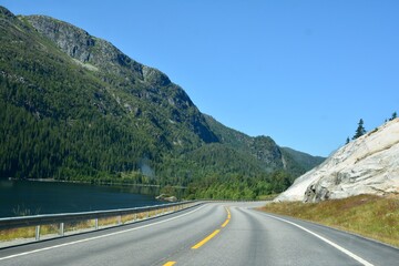 road in mountains