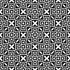 Seamless vector pattern in geometric ornamental style. 