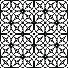 floral seamless pattern background.Geometric ornament for wallpapers and backgrounds. Black and white 

pattern. 