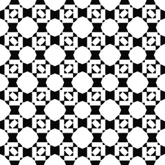 floral seamless pattern background.Geometric ornament for wallpapers and backgrounds. Black and white 

pattern. 