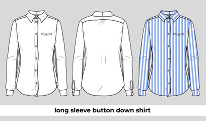Long sleeve button down shirt