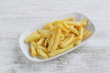french fries with ketchup