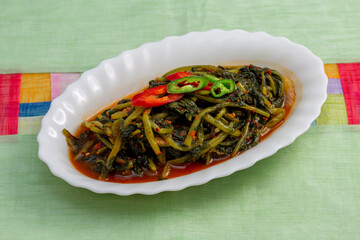 Korean Yeolmu Kimchi  Spicy fermented young radish