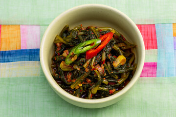 Korean Yeolmu Kimchi  Spicy fermented young radish