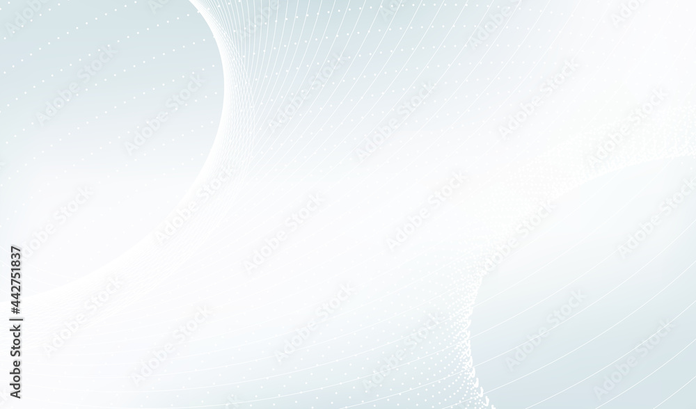 Poster halftone white dots and lines on gray background. pattern web layout technology texture. vector eps1