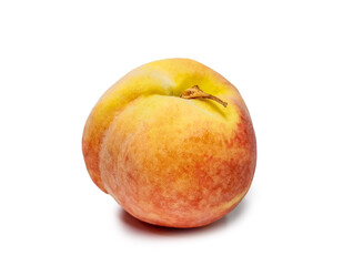 peach peaches isolated whole cut