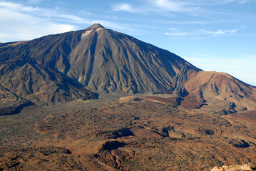 Vista general del volcán Teide en la isla de Tenerife, Canarias