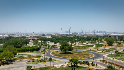 Aerial view of Dhahran City- Saudi Arabia.
