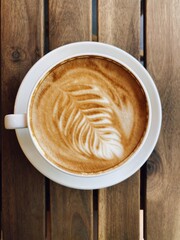 cup of cappuccino