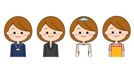 女性のさまざまなライフステージ