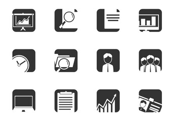 Business icon set