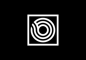 Capital Lines Letter O. Creative Line Letters Design, Graphic Alphabet Symbol For Logo, Poster, Invitation. Vector Illustration