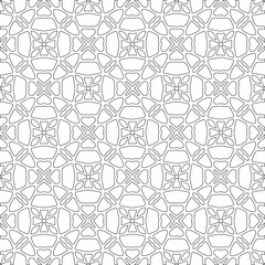
Vector geometric pattern. Repeating elements stylish background abstract ornament for wallpapers and 

backgrounds. Black and white colors 