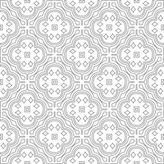 
Vector geometric pattern. Repeating elements stylish background abstract ornament for wallpapers and 

backgrounds. Black and white colors 