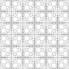 Vector geometric pattern. Repeating elements stylish background abstract ornament for wallpapers and 

backgrounds. Black and white colors 
