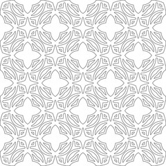 Vector geometric pattern. Repeating elements stylish background abstract ornament for wallpapers and 

backgrounds. Black and white colors 
