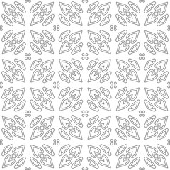 Vector geometric pattern. Repeating elements stylish background abstract ornament for wallpapers and 

backgrounds. Black and white colors 
