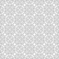 Vector geometric pattern. Repeating elements stylish background abstract ornament for wallpapers and 

backgrounds. Black and white colors 
