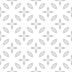 Vector geometric pattern. Repeating elements stylish background abstract ornament for wallpapers and 

backgrounds. Black and white colors 
